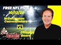 NFL Picks - Washington Commanders vs Chicago Bears Prediction, 10/13/2022 Week 6 NFL Free Picks