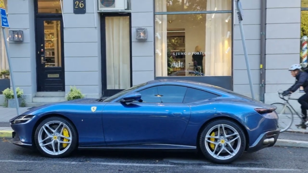 Stunning Ferrari Roma With Yellow Calipers [4K 60P] - Youtube