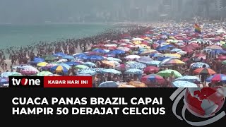 Dilanda Gelombang Panas hampir 50 Derajat, Pantai di Brazil Ramai Pengunjung | Kabar Hari Ini tvOne