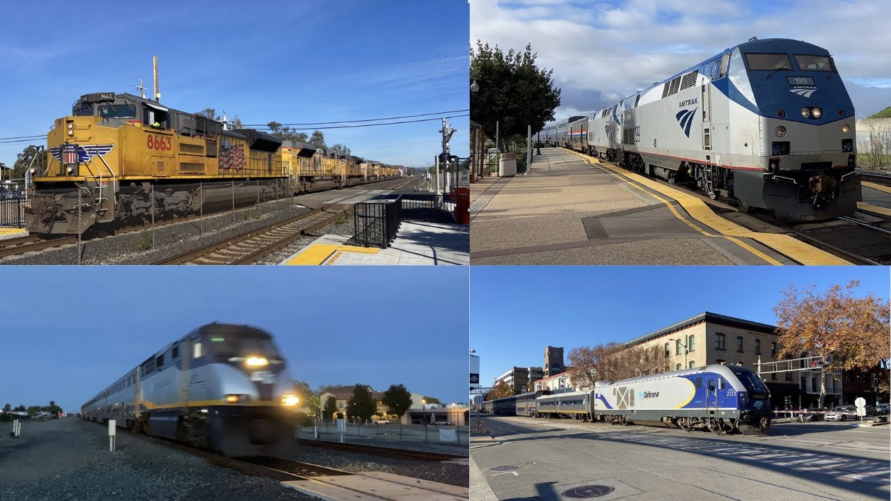 Northern California Railfanning: AMTK 69/204, 8 Engine Manifest & Others
