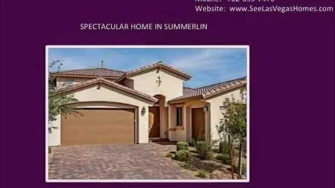 Stunning Home Listed in Summerlin, Las Vegas, Nevada
