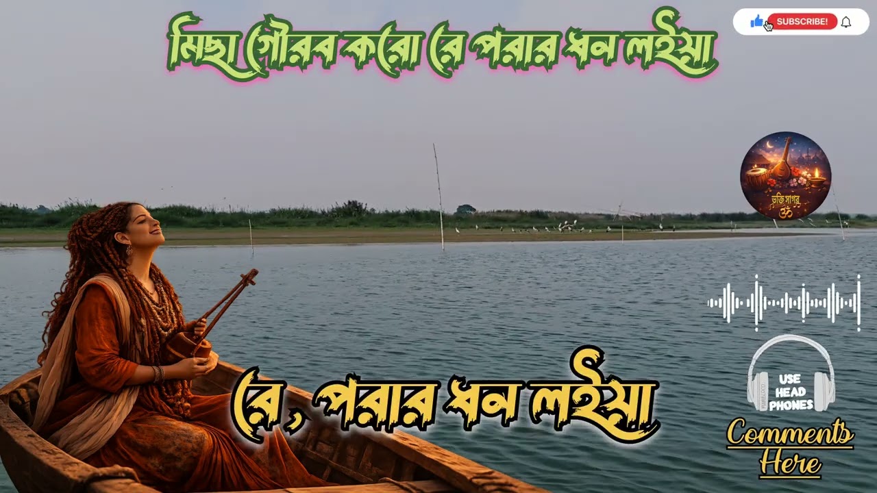 Bhob Sagorer Naiya | ভব সাগরের নাইয়া | Baul Samrat Shah Abdul Karim Song | Bengali Baul Gaan