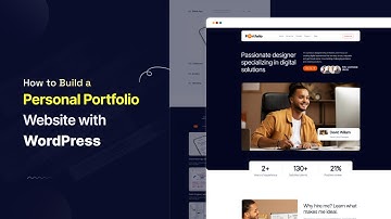 How to Build a Personal Portfolio Website in WordPress | Step-by-Step Tutorial