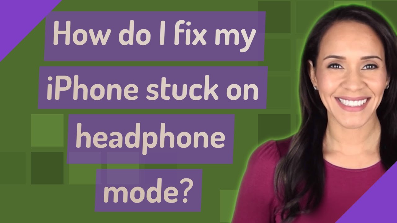 How do I fix my iPhone stuck on headphone mode? YouTube