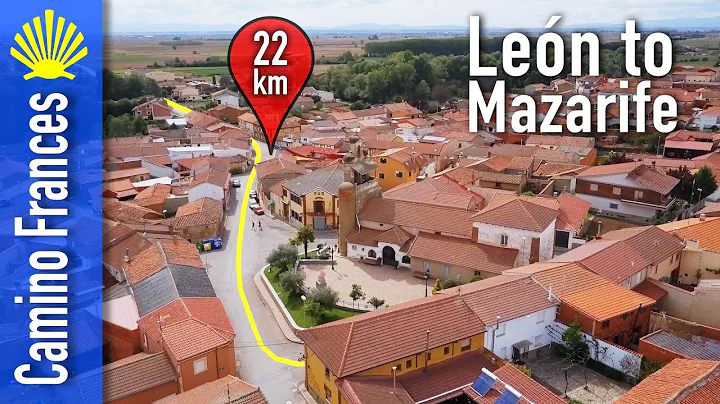 Camino Frances Map 21 | Len | Len to Mazarife 21.6...