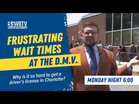 PREVIEW - N.C. DMV: No appointments, long wait times