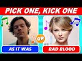 Pick One Kick One Popular Songs from 2010-2023 (with Music 🎶)