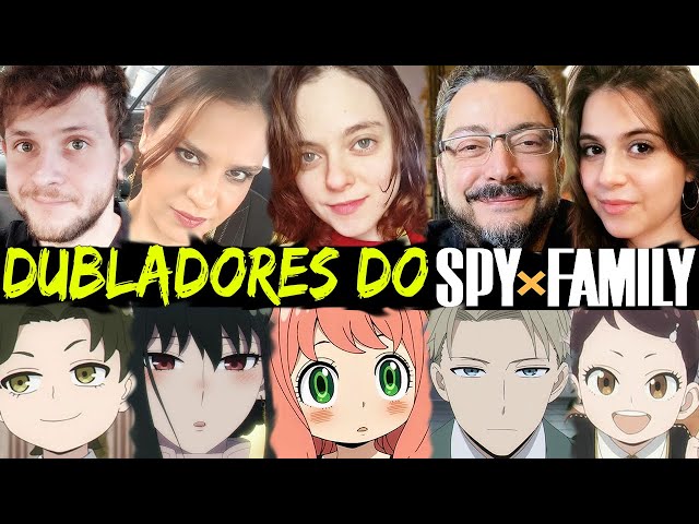 Crunchyroll anuncia o elenco da dublagem brasileira de Spy x Family -  NerdBunker