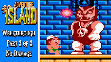 Adventure Island (NES) - Walkthrough Part 2 of 2 Final (No Damage)