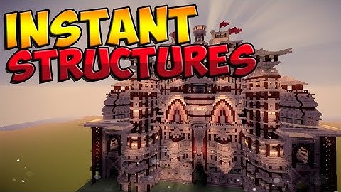 Minecraft Instant Structures Mod: MCPEDL | Bedrock/Java | Pocket Edition | Easy Tutorial!!! 