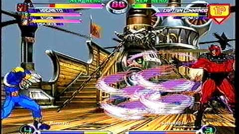 MvC2 Online (360): Brett (MSP) vs Harry (Mag/Sent/Cap) 11 .:10.10.09:.
