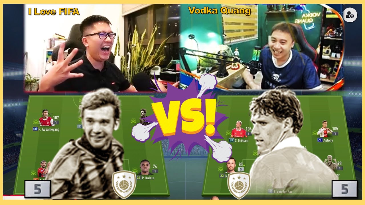 I Love FIFA Vs Vodka Quang Trở Lại Với Siêu Đại Chiến SHEVCHENKO ICON +5 & VAN BASTEN ICON +5