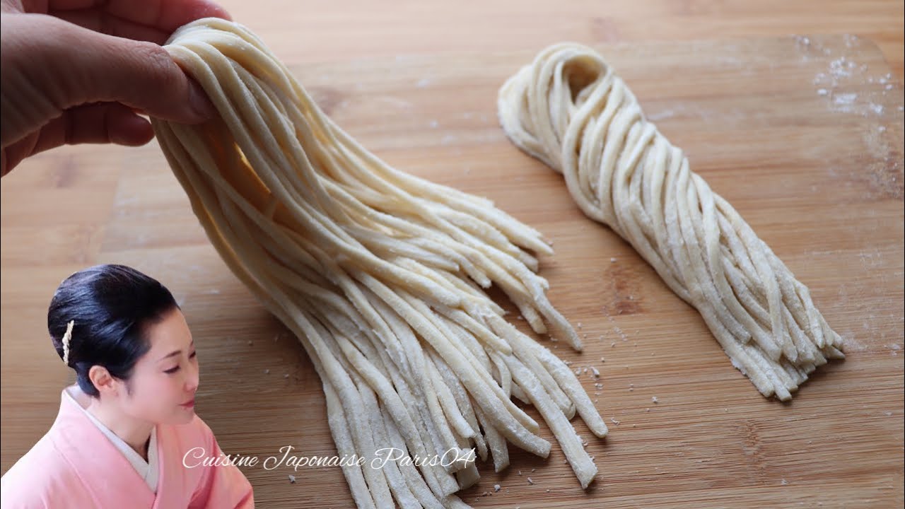 Recette Nouilles Udon maison I Nouilles Udon japonaises I Pâte à udon I