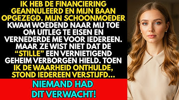 Toen mijn schoonmoeder hoorde dat ik ontslag had genomen, kwam ze kwaad naar me toe...