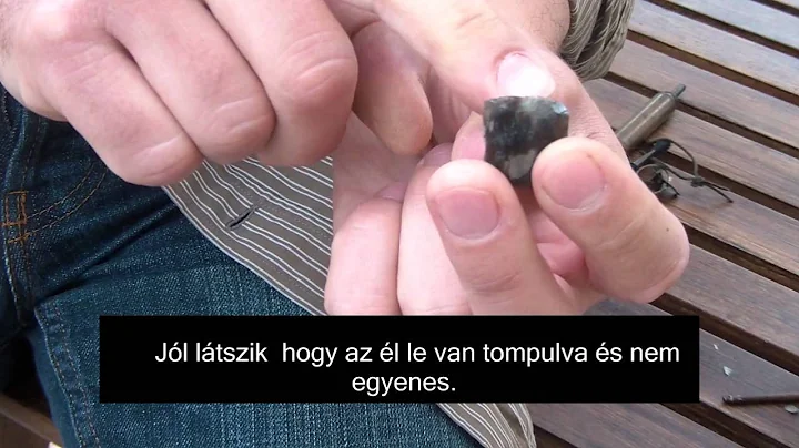 Sharpening the gunflint