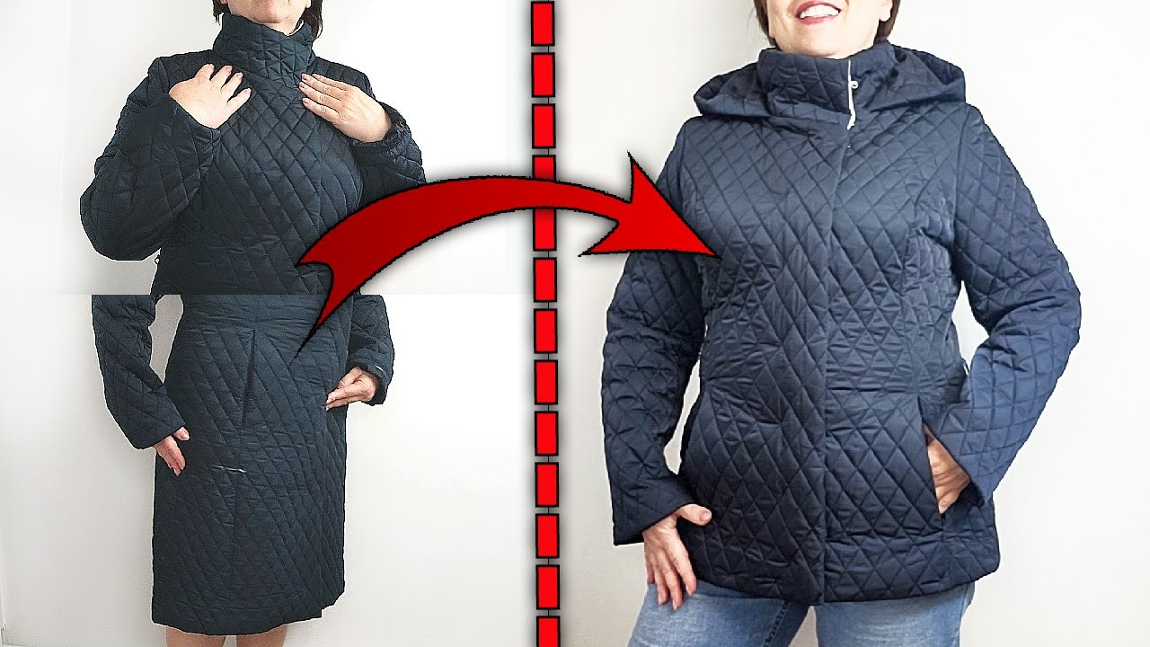 ✅SEWING TRICK: How to Turn a Coat into a Hoodie Jacket