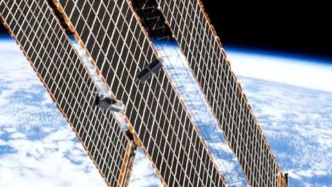 Nanoracks CubeSat Deployer Program-1 releasing satellites from the ISS