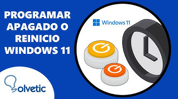 Cómo Programar Apagado o Reinicio Windows 11 ✔️