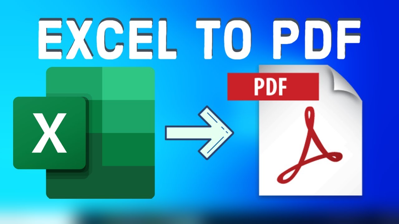 How To Convert Excel To Pdf