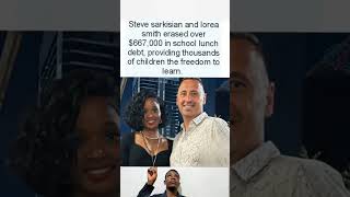 The Sarkisians cleared $667,000 in debt to help hungry students. 🍎📚#SteveSarkisian #LoreaSmith