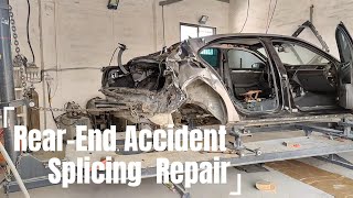 : Serious Rear-End Accident Car Splicing Repair#mechanic #repair #restoration