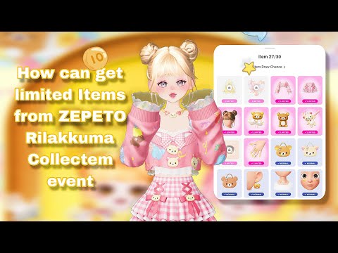 [Free Items Event] How can get ZEPETO limited Items from Rilakkuma Collectem event