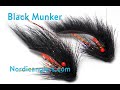 Fly Tying instruction on how to tie the Black Munker