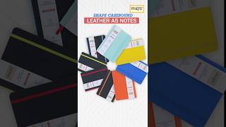 Case Bound Leather A5 Notes– PASTEL &amp; BLOOM from SHAPE 80 GSM ultra - smooth pages. #shapeyourideas