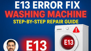 Fixing E13 Error Code Washing Machine - The Final Chapter