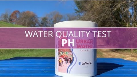 pH - Urban Water Quality Test Kit
