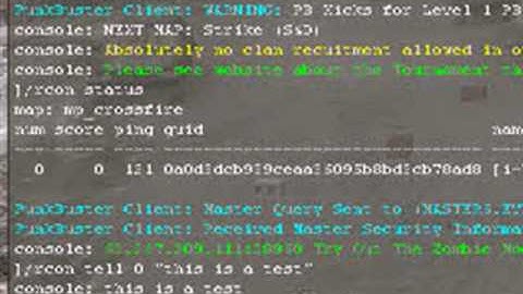 Using Rcon in game (COD4).