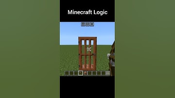 Minecraft Logic part 2 | #minecraft #minecraftshorts #gaming #shorts