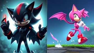 Sonic Dash - Vampire Shadow VS Rouge - All Characters Unlocked - Gameplay