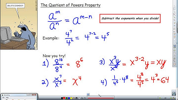 Exponent Properties Involving Quotients 8 2