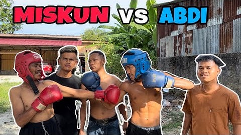 Wak Miskun Dan Abdi Tanding Tinju!