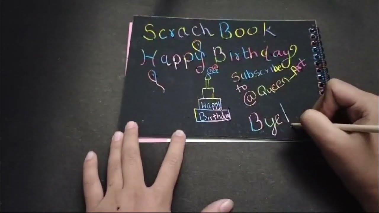 Scratch Book Unboxing | Using Scratch Book | @Queen_Art-y5i - YouTube