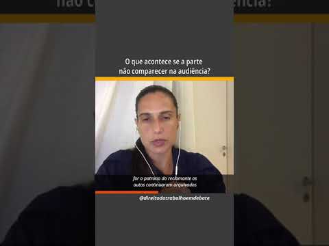 Vídeo: O Que Fazer Se O Réu Não Comparecer Ao Tribunal