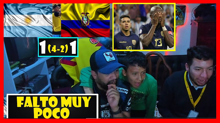 ARGENTINA (1) 4 vs 2 (1) ECUADOR | COPA AMERICA CUARTOS