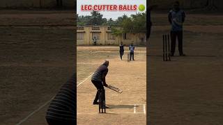 Leg Cutter Balls 🎾🔥 #cricket #cutter #ball #shortsvideo #shorts screenshot 2