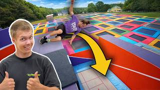 I built a TRAMPOLINE PARK! 🤯
