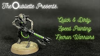 Quick & Dirty: Speed Painting Necron Warriors