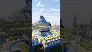 I lost my horse in Hardcore Minecraft 💔 #minecraft #minecraftbuilding #horse #memorial