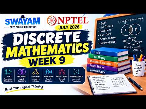 Discrete Mathematics Week 9 Assignment Answers 2026 | NPTEL July 2026 | NPTEL Assignment Solutions