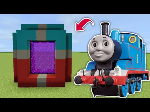 Membuat Portal Thomas The Train Dimension | MineCraft PE