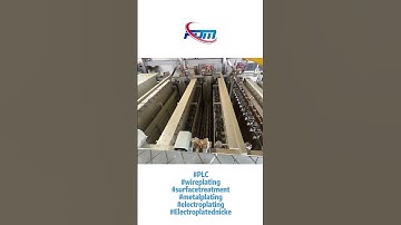 This is our new plating equipment to meet the plating needs of our customers. #PLC #wireplating