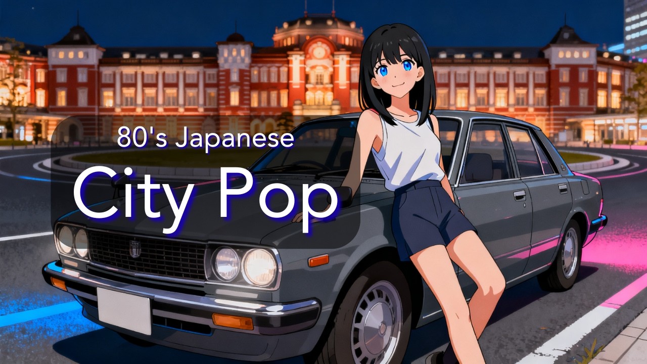 【80’s Japanese City Pop】東京駅ロータリーの夜｜Night Drive BGM