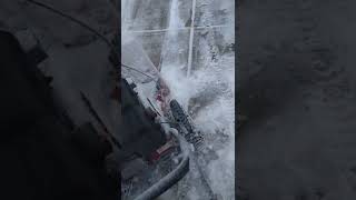 Toro Snowmaster 824 QXE Speed Test in Light Snow