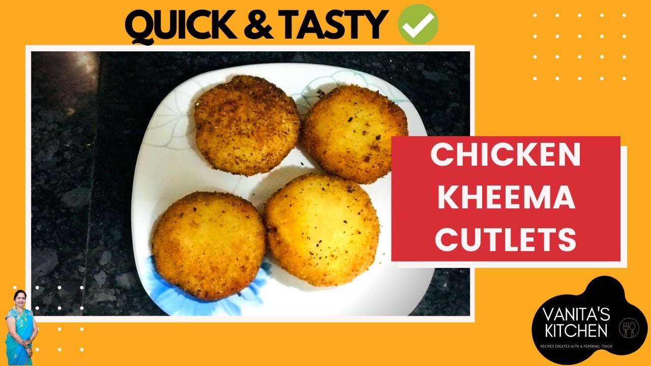 CHICKEN KHEEMA CUTLET TASTY AND YUMMY VERY EASY TO PREPARE WATCH