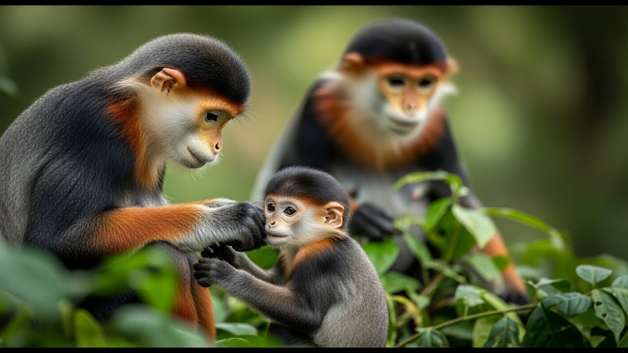 Why This Endangered Monkey is One of the World’s Most Colorful Primates | Calming and Relaxing Music