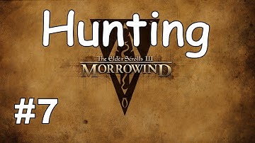 Morrowind Gameplay Walkthrough Part 7 - Hunting